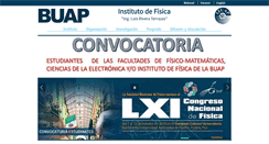 Desktop Screenshot of ifuap.buap.mx
