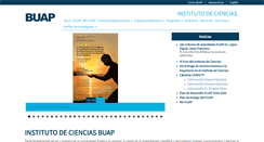 Desktop Screenshot of icuap.buap.mx