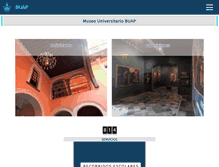 Tablet Screenshot of museo.buap.mx